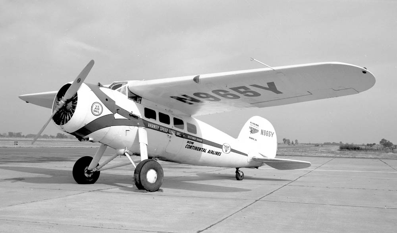 Lockheed Vega 2, painted with Earhart’s Vega registration and Continental Airlines livery (1965)